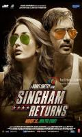 poster of Singham Returns 2014 Hindi Movie