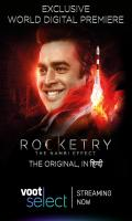 poster of Rocketry: The Nambi Effect 2022 Hindi Movie