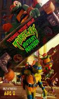 poster of Teenage Mutant Ninja Turtles: Mutant Mayhem 2023 Hindi Dubbed Movie